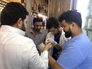 Los alumnos de la Facultad de Ciencias Sanitarias continúan la formación del Imtiyaz